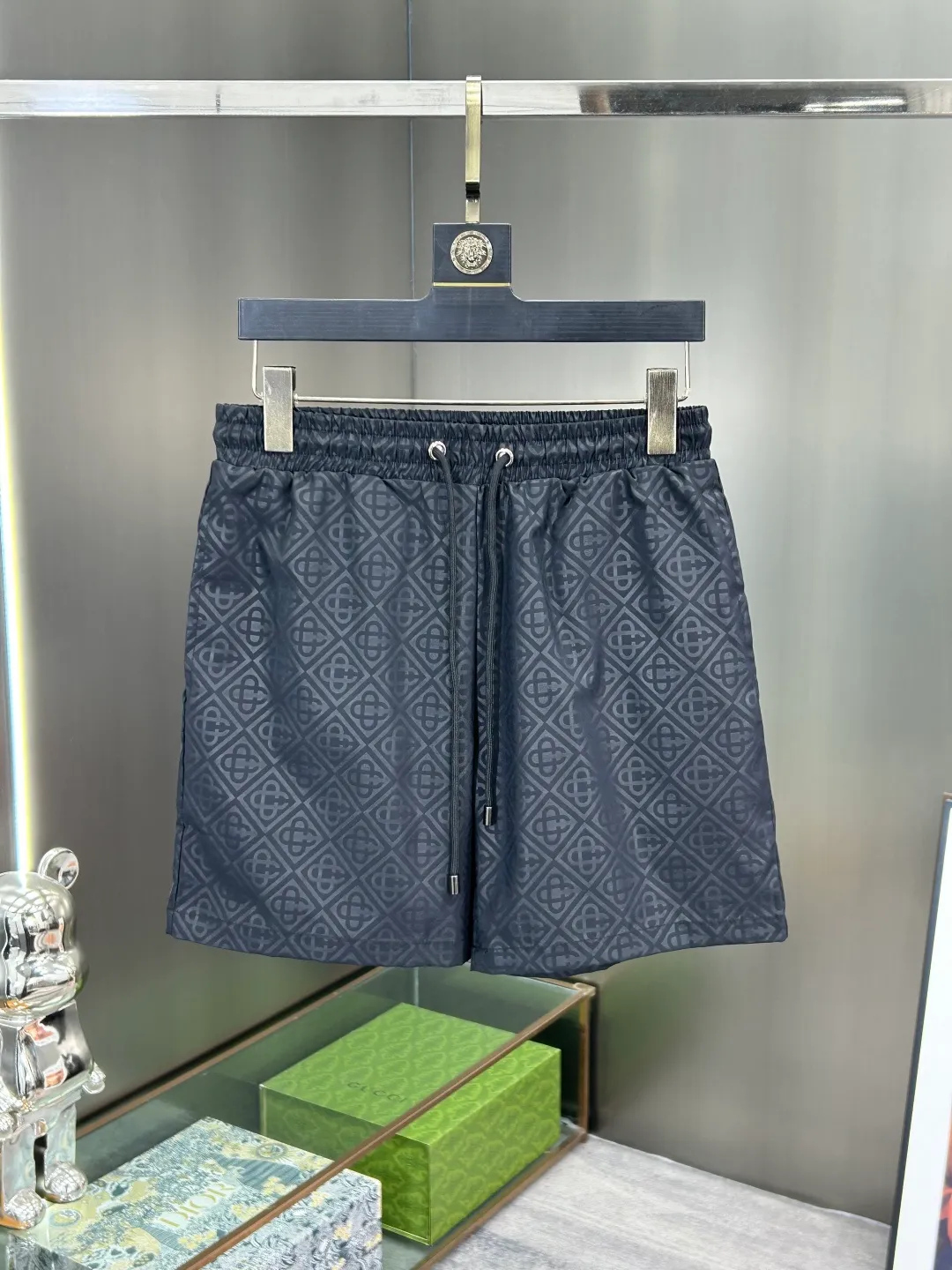 Casablanca (Casablanca), 2026 New Arrival beach shorts, synchronized with the official website. Original 1-1 replica, fine workmanship, original hardware. Selected high-quality polyester fiber fabric, delicate feel, summer must-have item, super handsome upper body effect, super real shooting, close contact with texture! xm 1 Sizes：M-3XL